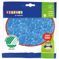 PlayBox: 5mm MIDI Bügelperlen in Hellblau, 6000 Stück Packung