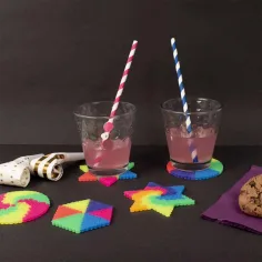 PlayBox: 5mm MIDI Neon-farbene Bügelperlen im Eimer, 5.000 Stück Packung Bild 3