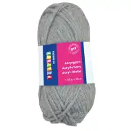 PlayBox: Acrylgarn 50g grau