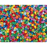 PlayBox: Bunte auffädelbare Perlen 9mm 1000 Stück