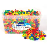 PlayBox: Buntes Mosaik-Set mit 1600 Teilen im Eimer, 1,5 cm