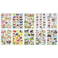 PlayBox: Gemischtes kreatives Aufkleberset mit 130 Aufklebern Bild 2