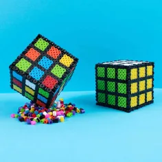PlayBox: Go Green 5mm MIDI bunte Bügelperlen im Eimer, 5000 Stück Packung Bild 2