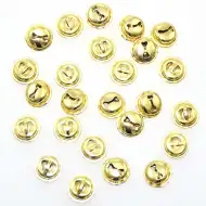 PlayBox: Goldfarbene Glöckchen 15mm 25er-Pack
