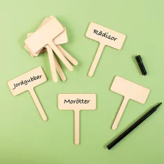 PlayBox: Holzmarkierungstafel für die Bepflanzung, 10er-Set Bild 2
