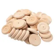 PlayBox: Holzräder 50 Stück 50mm