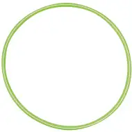 PlayBox: Hula-Hoop-Reifen, 80 cm, grün