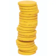 PlayBox: Lebhaft gelber Aquarell-Nachfüllscheibe 30mm 1 Stück
