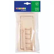 PlayBox: Mini-Elfentür-Set mit Leiter und Briefkasten