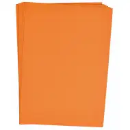 PlayBox: Orange Kartonpapier-Set A4 25 Stück 180g