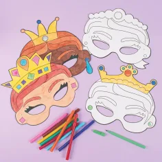 PlayBox: Prinzessinnen 12er-Set Papiermasken Bild 3