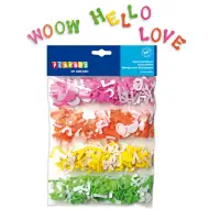 PlayBox: Selbstklebende Schaumstoffbuchstaben in verschiedenen Farben 2,5 cm 400 Stück-Packung