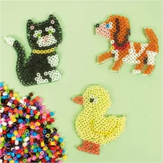 PlayBox: Tier-Steckplatten für 5 mm MIDI Bügelperlen, 4er-Set Bild 3