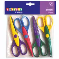 PlayBox: Zickzack-Scheren-Set, 4-teilig