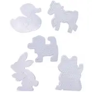 Playbox: XL bügelperlen Grundplatten-Set – 5 Stück, Tierformen