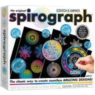 Playmonster: Spirograph Kratz- und Glanz-Kreativset