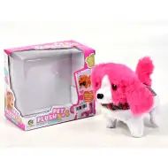 Plüsch-Hund mit Geräuschen in verschiedenen Farben spazieren.