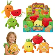 Plüschfrüchte, 16 cm, verschiedene Ausführungen, 1 Stück