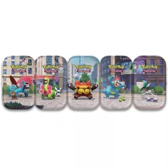 Pokémon TCG: Lumiose City Mini Tin – Sammler-Kartenset in Metalldose, verschiedene Varianten, 1 Stück