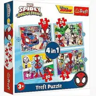 Póki und seine wunderbaren Freunde 4-in-1 Puzzle-Set - Trefl