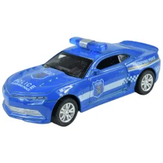 Polizeiautos: Rückziehbare Metall-Polizeiautos in verschiedenen Ausführungen, 11 cm, 1 Stück Bild 4
