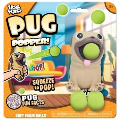 Popper Mops Hund mit Ballwerfer Bild 2