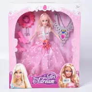 Prinzessin Modepuppe mit Halskette und anderem Zubehör