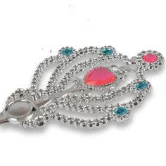 Prinzessinnen-Schönheitsset mit Tiara, Haarnadel, Ohrringen und Zauberstab Bild 2