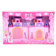 Prinzessinnenschloss mit Licht, in Rosa