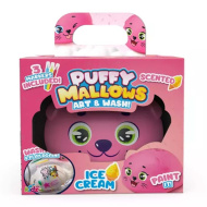 Pummeliger Marshmallow-Tierchen: Eiscreme – rosa