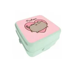 Pusheen Brotdose aus Kunststoff.