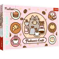 Pusheen Katze im Café 500-teiliges Puzzle - Trefl