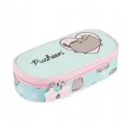 Pusheen blaues ovales Federmäppchen 23x9,5x6 cm