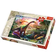 Puzzle "Im Land der Dinosaurier" 100 Teile - Trefl