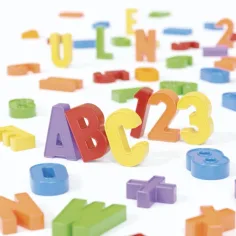 Quercetti: ABC + 123 magnetisches Set 106-teilig Bild 2