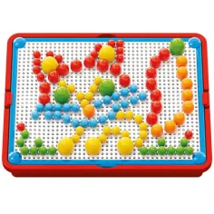 Quercetti: Bunte Steckmosaik-Set 150-teilig Bild 2