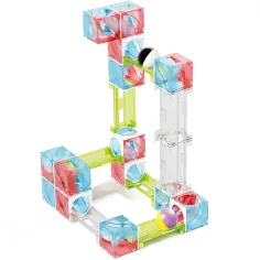 Quercetti: Cuboga 70-teiliges Kugelbahn-Bauset Bild 2
