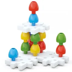 Quercetti: Jumbo Steckmosaik 2-in-1, 20-teiliges Set Bild 3