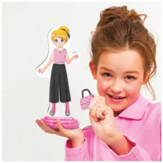 Quercetti: Magnetisches Anziehpuppenspiel – Anna Bild 2