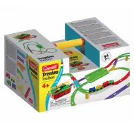 Quercetti: Mini-Zugset in einer Box, 94-teilig