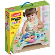 Quercetti: Peggy Gears 13-teiliges Zahnradspielset