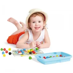 Quercetti: Pixel Junior Baby-Riesensteckspiel Bild 3