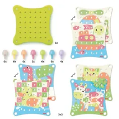 Quercetti: Play Eco Jumbo Peggy Evo 41-teiliges Set Bild 3