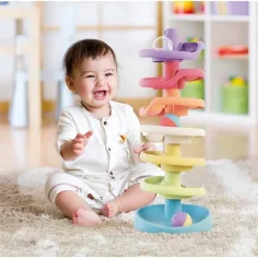 Quercetti: Play Eco Spiralturm Baby-Kugelbahn Bild 2