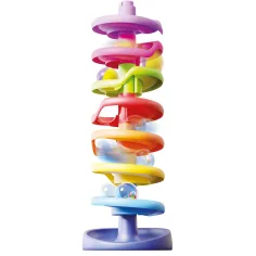 Quercetti: Spiral-Turm Kugelbahn 10-teiliges Set Bild 3
