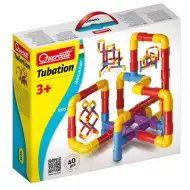 Quercetti: Tubation Rohrbausatz Spielset 40-teilig