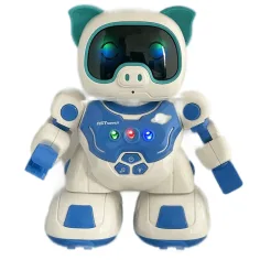 RC Ferngesteuerter interaktiver tanzender Roboter-Schwein mit Licht- und Soundeffekten 20cm Bild 3