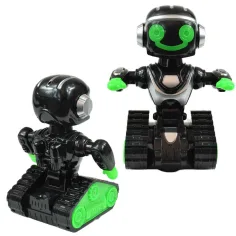 RC Interaktiver ferngesteuerter MacroBot in Schwarz-Grün mit Licht und Ton, 20 cm Bild 3