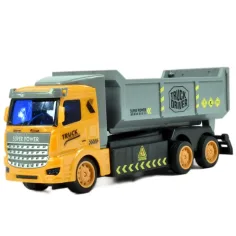 RC ferngesteuerter Kipp-LKW Bau-LKW mit Licht 1/48 27MHz 20cm Bild 2