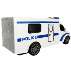 RC-ferngesteuerter Polizeikleinbus mit Licht- und Soundeffekten, Maßstab 1:18, 20 cm Bild 2